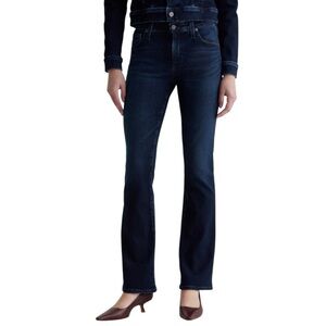 Ag Adriano Goldschmied The Angel Dark Blue Boot Cut Jeans Denim 28 Stretchy